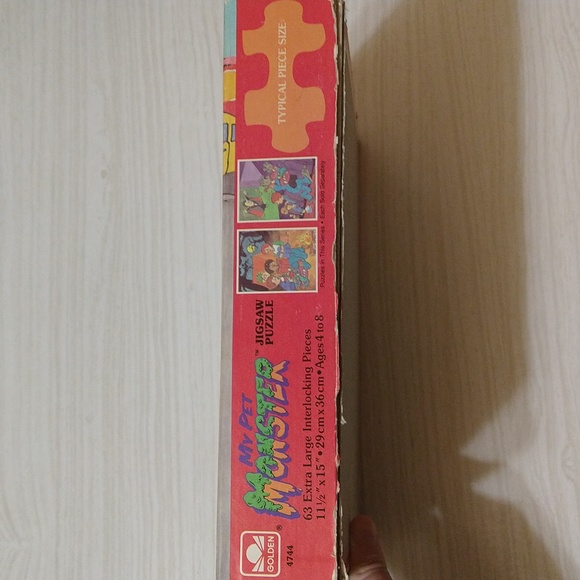 Vintage 1986 My Pet Monster 63 Piece Jigsaw Puzzle Set (Complete) - Picture 4 of 5